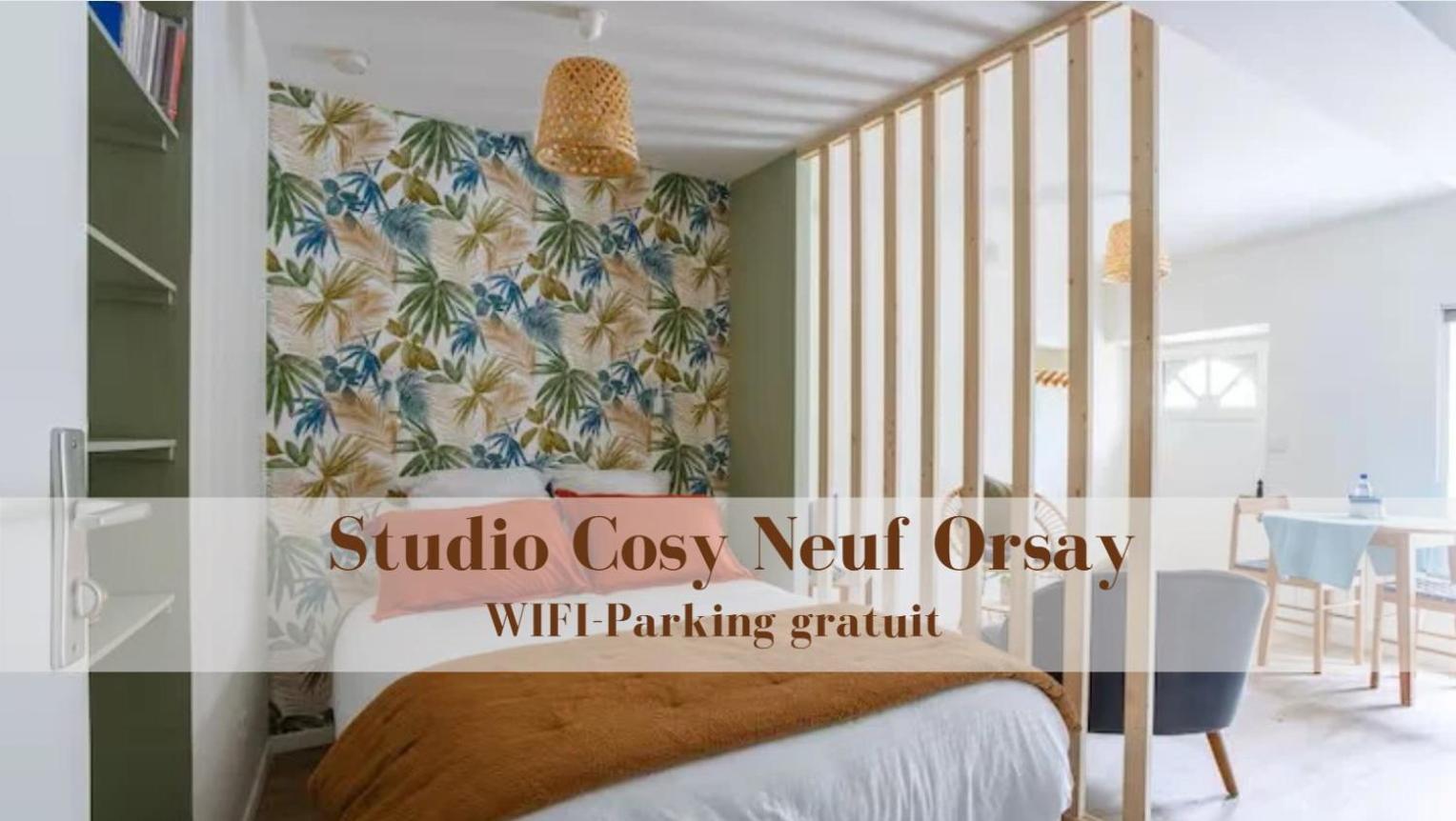 Studio Cosy Neuf - Fibre - Parking Gratuit - Proche Ecoles Et Entreprises Orsay Exterior foto